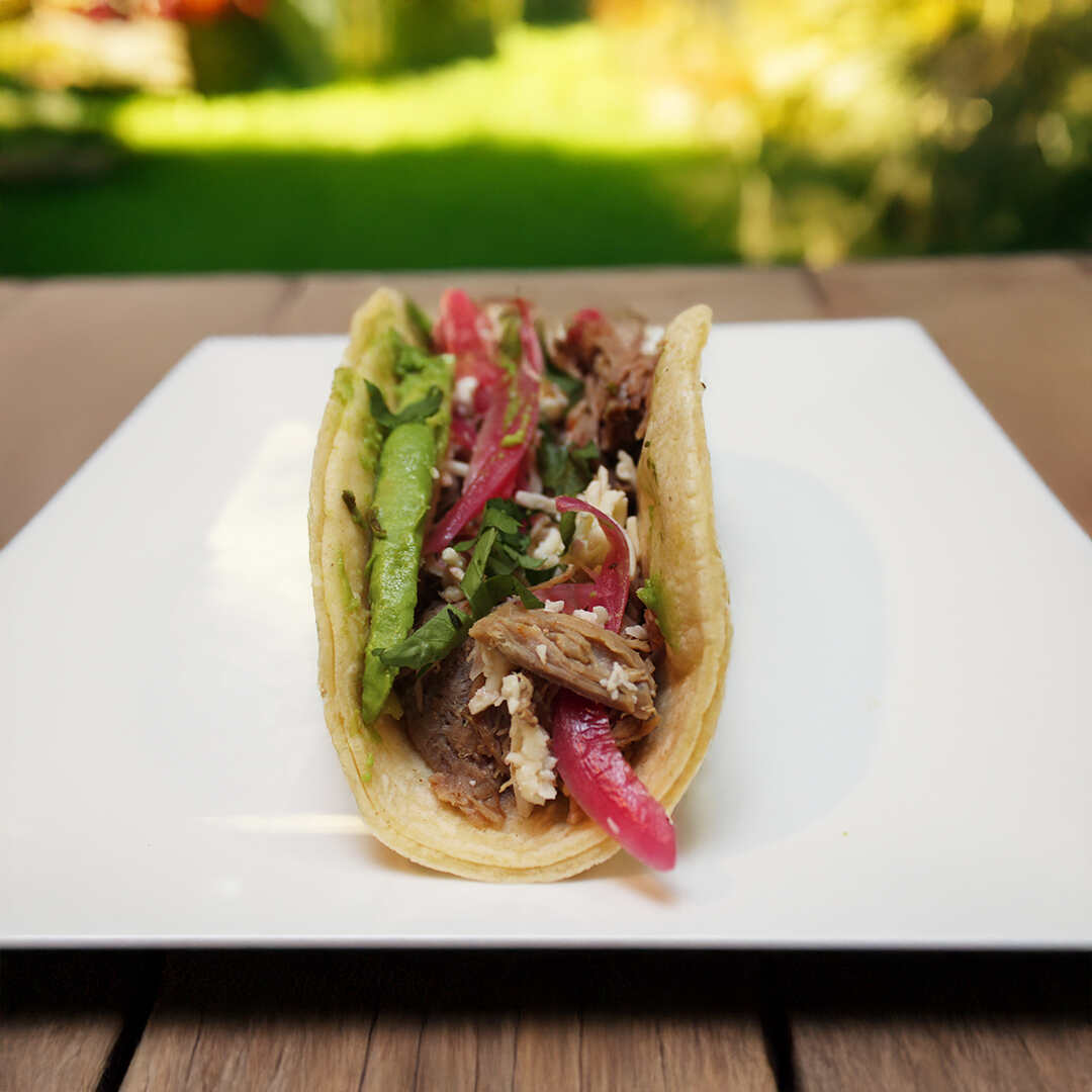 Pulled Pork Carnitas taco